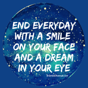 end day with smile and dream