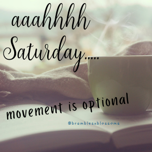 AAAHHHH SATURDAY movement is optional