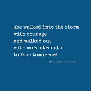 strength from the storm quote