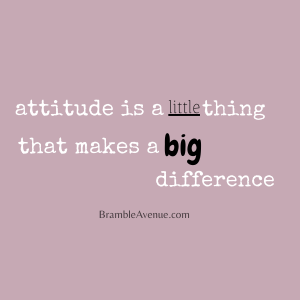 attitude makes the difference