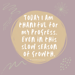 growth in slow season