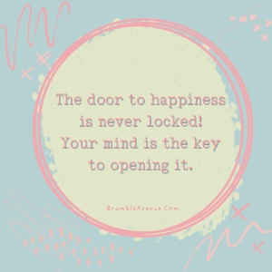 key to happiness is in your mind