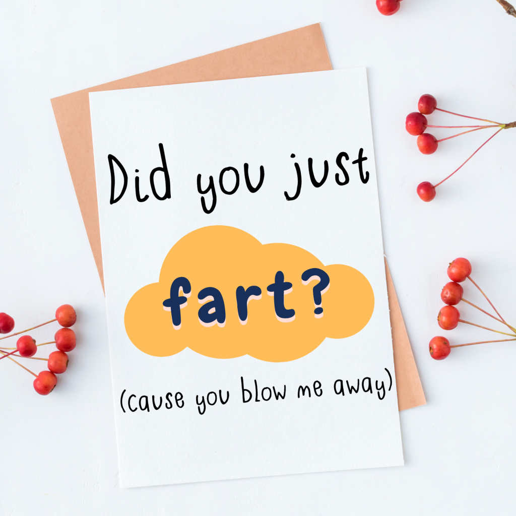 funny fart printable card