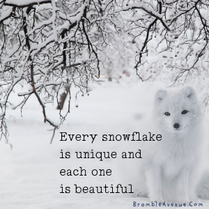 snowflake unique quote
